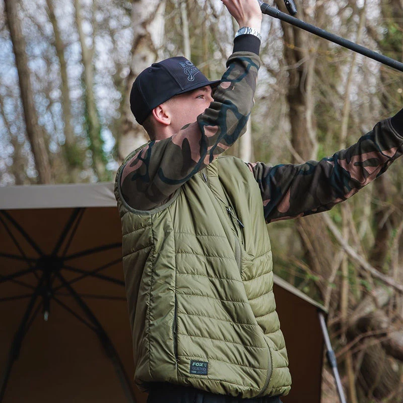 Fox Olive Quilted 100 Gilet